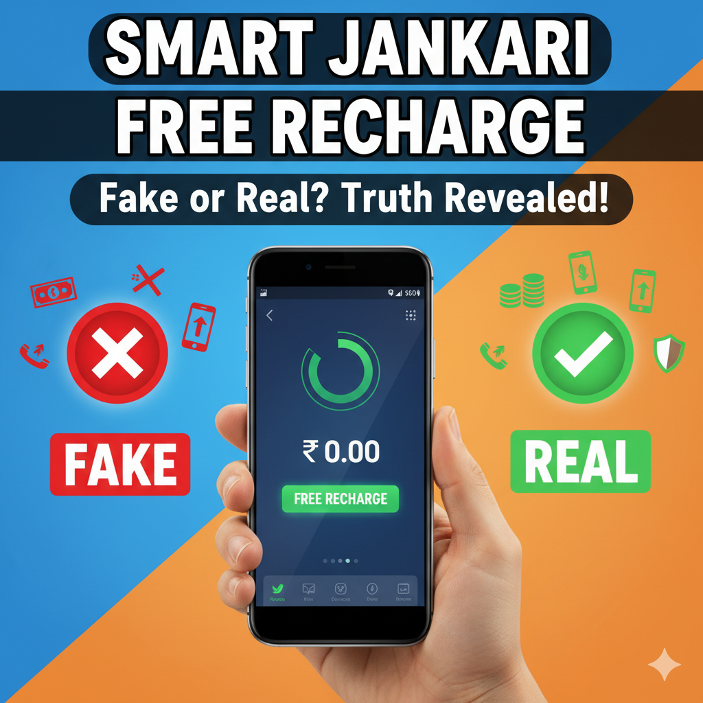 Smart Jankari Free Recharge: Fake or Real? 2025