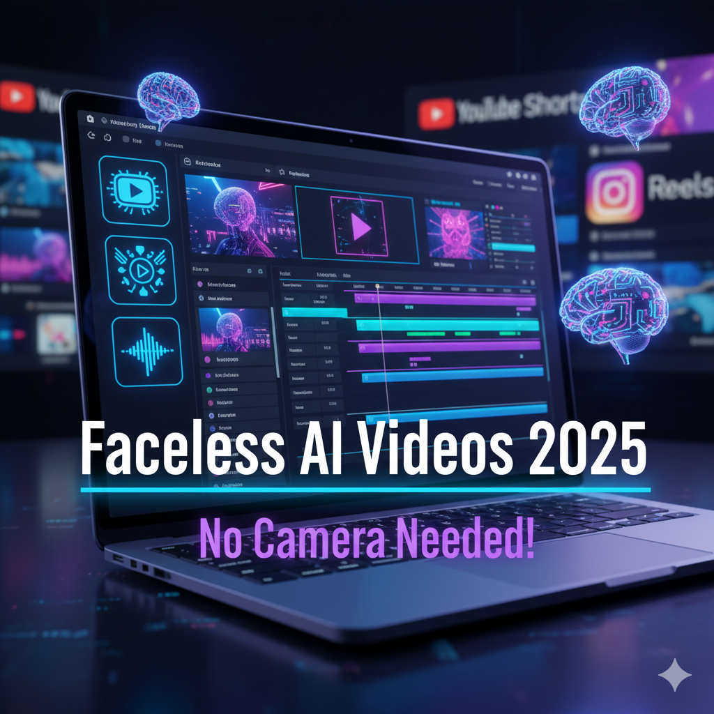 AI tools for faceless video creation 2025